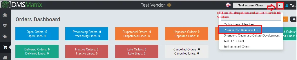 Vendor账户打单发货教程